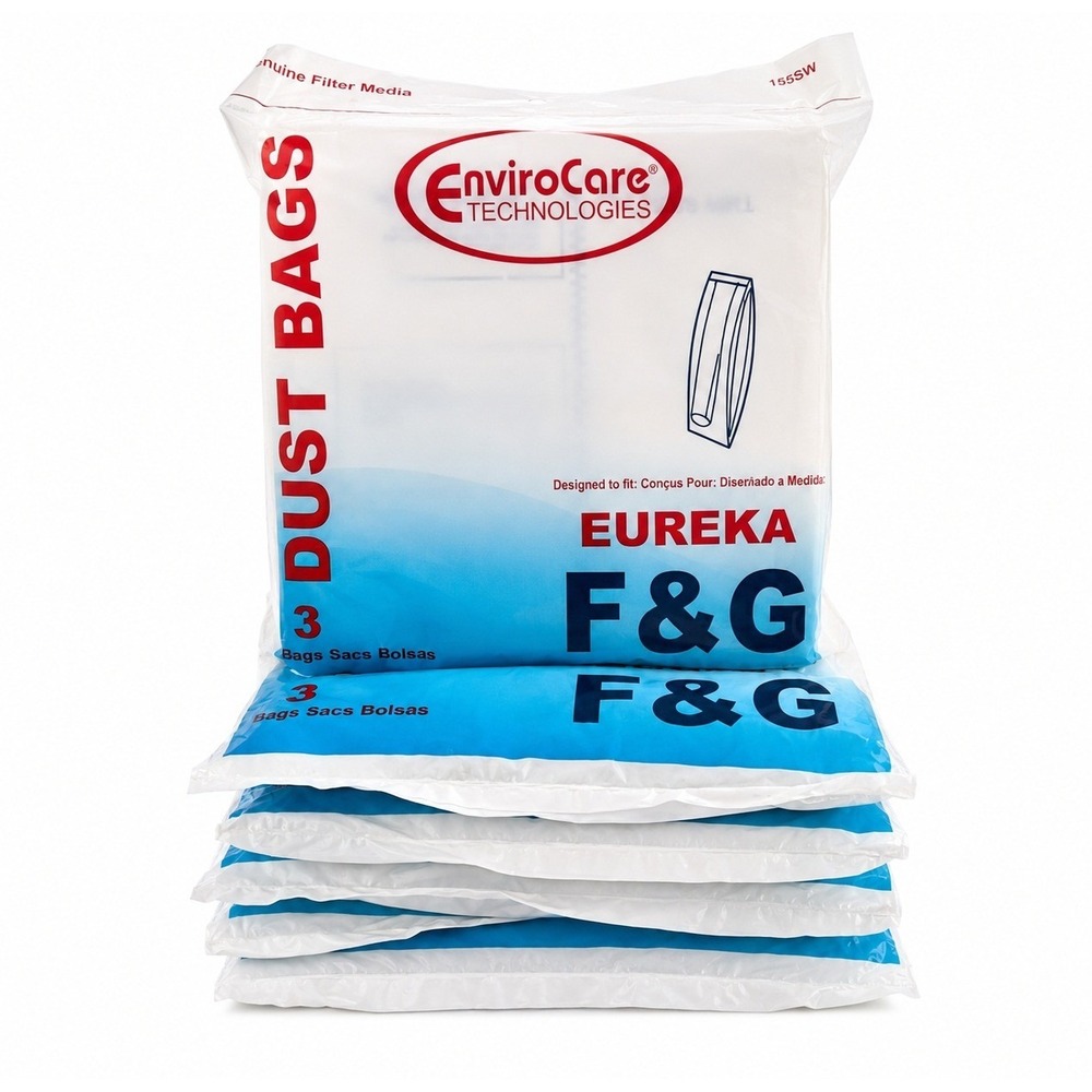 19 Eureka F&G Vacuum Bags EnviroCare 57695 52320A Sanitaire 600 1400 2000 216SW